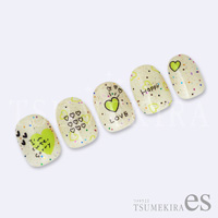 [公式限定]【es】カラーハート YELLOW GREEN(黄緑)