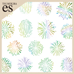 【es】花火 レインボー (ジェル専用)