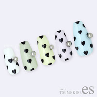 [公式限定]【es】MEGU NAIL プロデュース MEGUハート BLACK