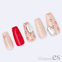 【es】MEGU NAIL プロデュース MEGUハート RED