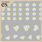 [先行発売]【es】小花　ホワイト