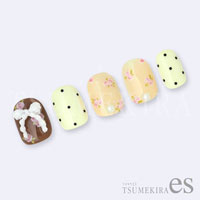 [先行発売]【es】小花　ピンク