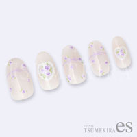 [先行発売]【es】小花　ラベンダー