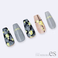 [先行発売]【es】小花　イエロー