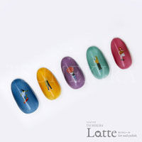 【Latte】flicka nail arts プロデュース 4 seasons GIRLS Spring & Summer 春夏