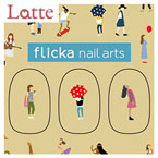 【Latte】flicka nail arts プロデュース 4 seasons GIRLS Spring & Summer 春夏