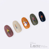 【Latte】flicka nail arts プロデュース 4 seasons GIRLS Autumn & Winter