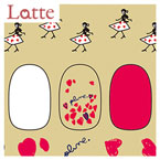 【Latte】Plune.プロデュース1　Heart girls nail　(ハート　ガールズ　ネイル)