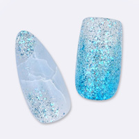 TSUMEKIRA×maki セレクトフラッシュグリッター blue