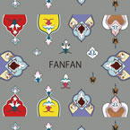 fanfan プロデュース1 Cut Out Art ネイルシール
