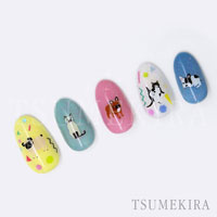 flicka nail arts プロデュース2 flicka animals 猫、犬、ほか