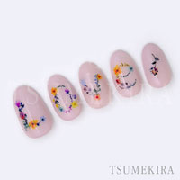 flicka nail arts プロデュース5 Watercolor garden