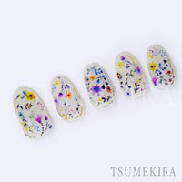 flicka nail arts プロデュース5 Watercolor garden