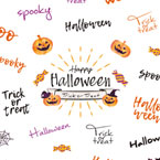 Halloween Font (ハロウィン・フォント) ネイルシール
