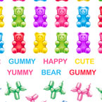 MAIプロデュース Colorful Gummy Bear & Balloon Dog