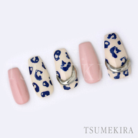 [公式限定] MEGU NAIL プロデュース MEGUレオパード BLUE(ブルー)