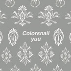 colors nail Yuu プロデュース1 embroidery lace