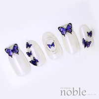 【noble】Elina プロデュース1 Metallic butterfly(ジェル専用)(蝶)