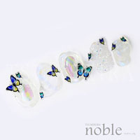 【noble】Elina プロデュース1 Metallic butterfly2(ジェル専用)(蝶)
