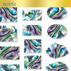 【noble】Hanako プロデュース6 Abalone Shell Parts (ジェル専用)