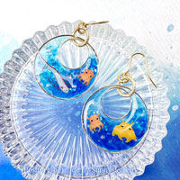 【レジンクラブ】 メンダコと深海生物　【両面】レジンシール