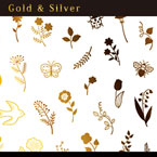 flicka nail arts プロデュース3 nordic garden gold(ジェル専用)