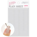 [限定先行] ツメキラ PLAIN SHEET(プレインシート) フレンチ用ガイドシール ストレート