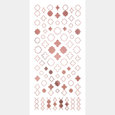 ネイルシール ツメキラ レジンシール レジンクラブ 天白麻耶 プロデュース2 モロッカンスター シャンパンピンク ジェル専用