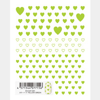 [公式限定]【es】カラーハート YELLOW GREEN(黄緑)