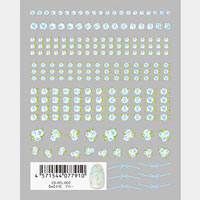 [先行発売]【es】小花　ブルー