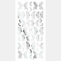 [公式限定] honchan プロデュース Butterfly motif silver (ジェル専用)(バタフライ モチーフ シルバー)