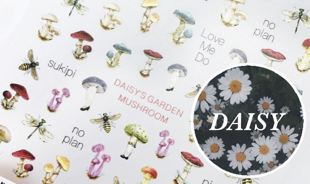 ネイルシール ツメキラ/レジンシール レジンクラブ / DAISY